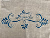 Hand Embroidered Buen Provecho Tea Towel